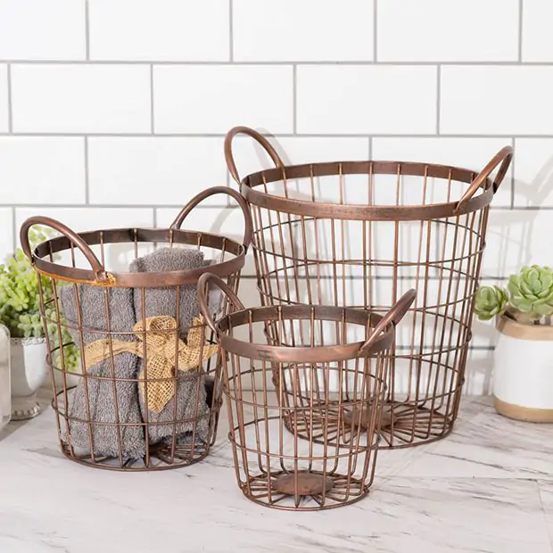 Woven Wire Basket